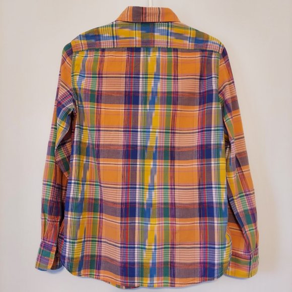 Ralph Lauren Rainbow Plaid Button Down Shirt - Picture 6 of 7
